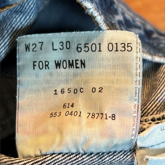 Vintage Levi’s 501 Jeans USA for Women 27 - Picture 10 of 11